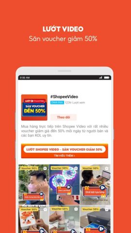 4.4 Shopee Video для Android