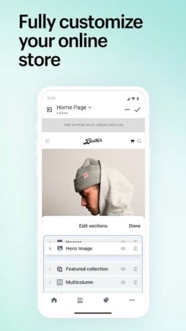 Android 用 Shopify – 独自のネットショップ