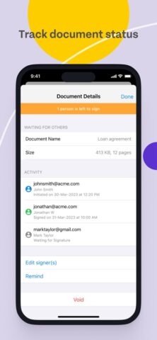 Signeasy – Sign and Fill Docs สำหรับ iOS