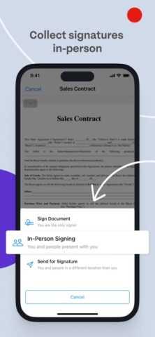 iOS 版 Signeasy – Sign and Fill Docs
