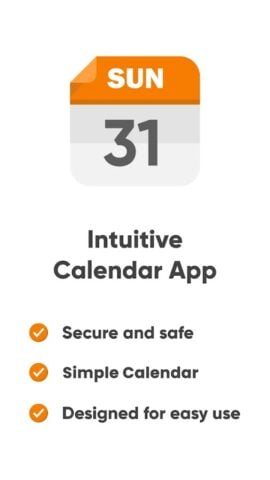 Schlichter Kalender für Android