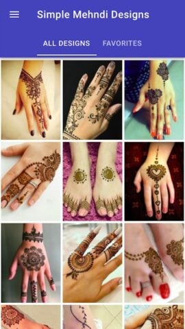 Simple Mehndi Designs pour Android