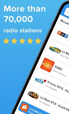 Android 用 Simple Radio – FM/AMラジオ局