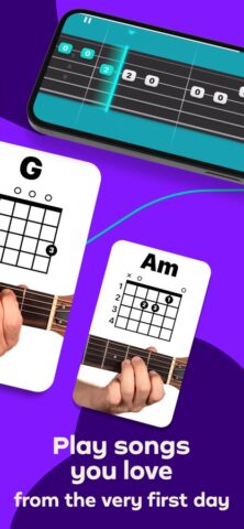 iOS 用 Simply Guitar ギター練習 – 簡単コード習得
