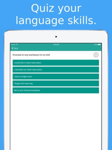 Simply Learn Tagalog – Speak Filipino Language لنظام iOS