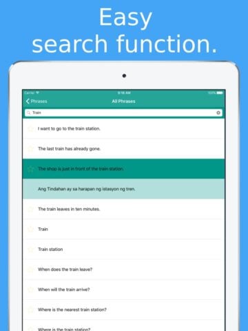 Apprenez le Tagalog Gratuitement – Mots & Phrases pour iOS