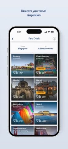 Singapore Airlines pour iOS