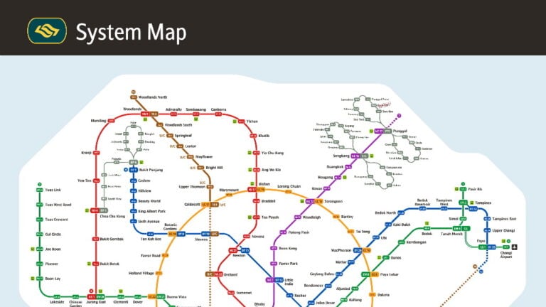 Singapore MRT e LRT Mapa 2024 para Android