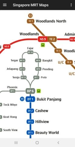 Singapore MRT Map (Offline) per Android
