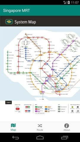 Singapore MRT and LRT Offline para Android