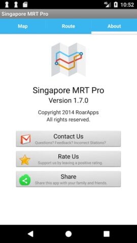 Android 用 Singapore MRT and LRT Offline