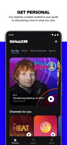 SiriusXM: Music, Sports & News สำหรับ Android