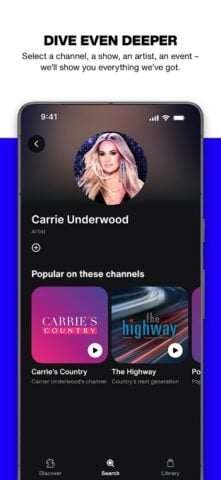SiriusXM: Music, Sports & News สำหรับ Android
