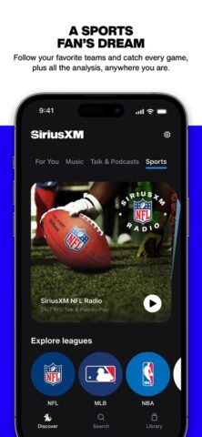 SiriusXM: Music, Sports & News para iOS