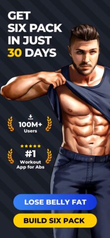 برنامج العضلات الست في 30 يوم لنظام iOS