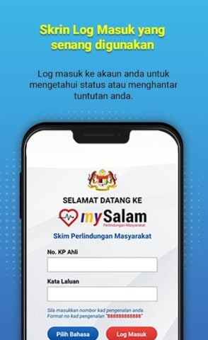 Skim Perlindungan mySalam für Android