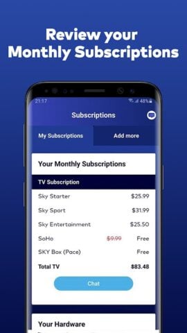 Sky My Account per Android