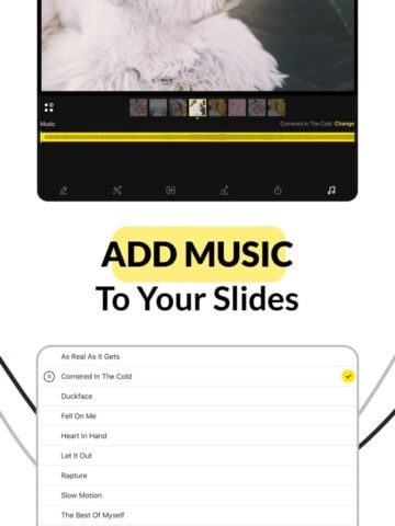 фоток и слайд шоу видео музыки для iOS