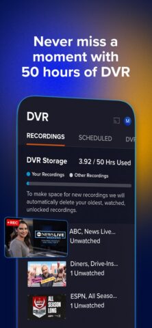 Sling: Live TV, Sports & News cho iOS