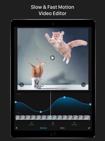 Slow motion vidéo montage pour iOS