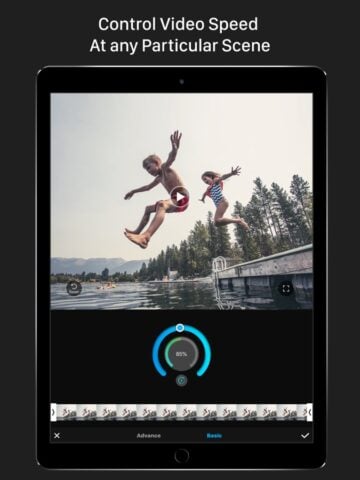 iOS용 슬로 모 카메라 효과 편집기