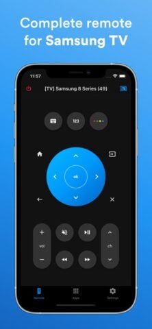 Smart TV Remote for Samsung لنظام iOS