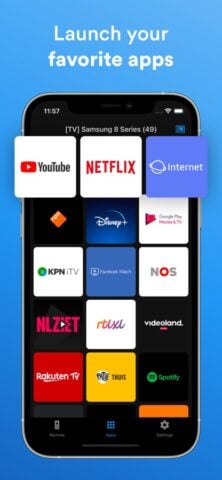 Smart TV Remote for Samsung لنظام iOS