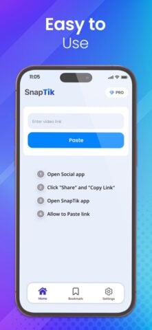 SnapTik – BookMark Any Video pour iOS