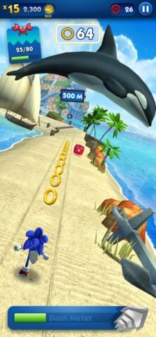 Sonic Dash+ pour iOS