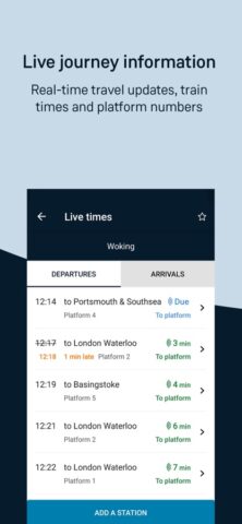 South Western Railway para iOS