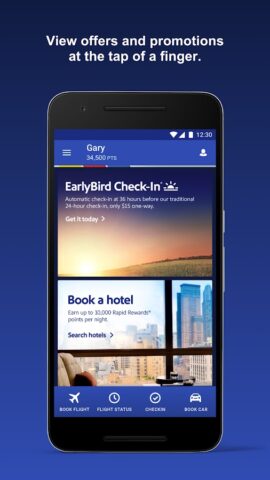 Southwest Airlines per Android