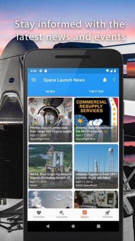 Space Launch Now untuk Android