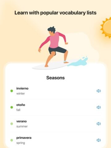 iOS 用 SpanishDictionary.com Learning