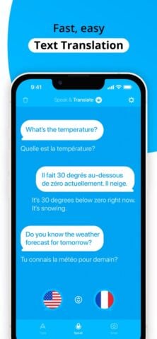 iOS için Konuş & Çevir – Çeviri