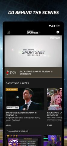 Spectrum SportsNet: Live Games สำหรับ Android