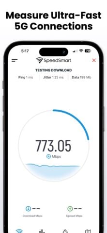 iOS 用 Speed Test SpeedSmart Internet