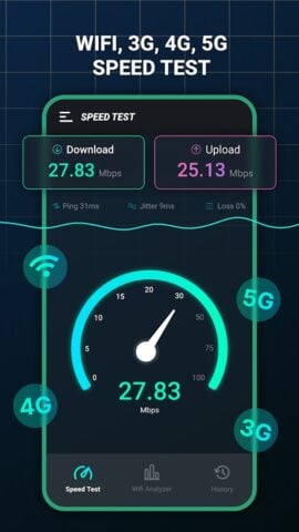 Android용 Speed Test & Wifi Analyzer