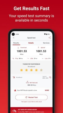 SpeedChecker – Test de vitesse pour Android
