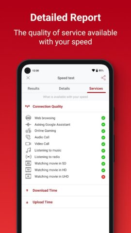 SpeedChecker – Test de vitesse pour Android