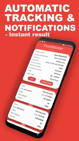 SpeedPost Tracking PostMaster для Android