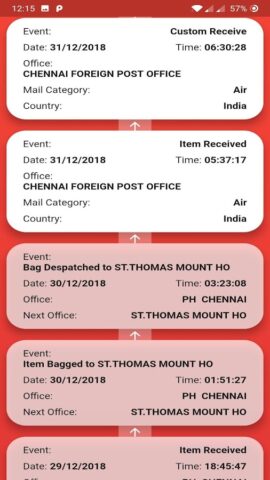 SpeedPost Tracking PostMaster for Android