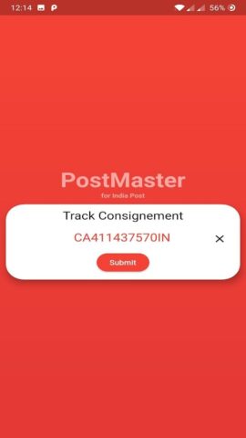 Android 版 SpeedPost Tracking PostMaster