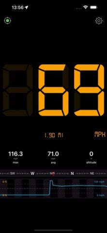 iOS için Speedometer Speed Box App