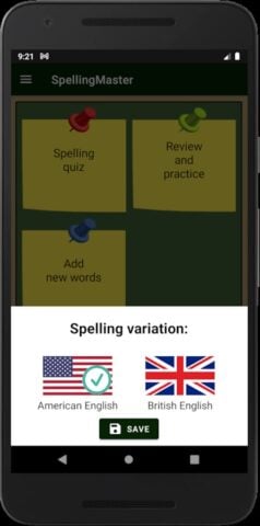 Android 版 Spelling Master English Words