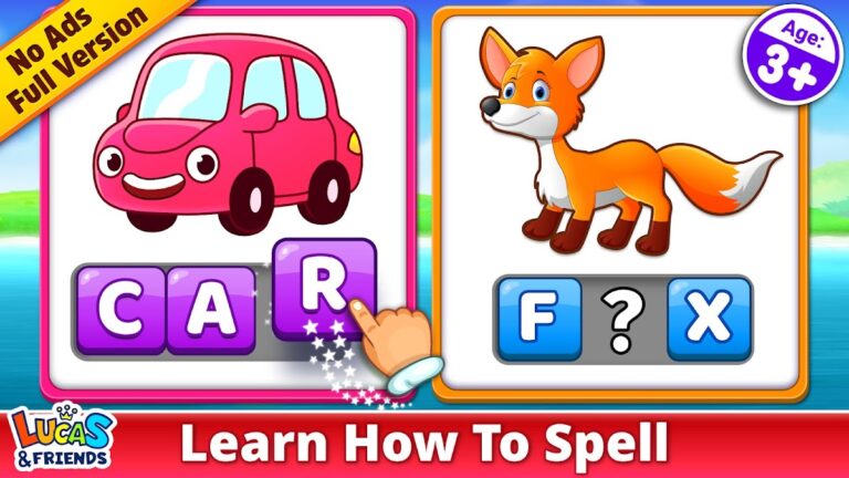 Spelling & Phonics: Kids Games per Android