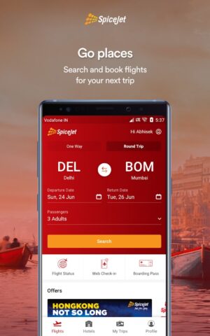 SpiceJet لنظام Android