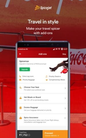 SpiceJet para Android