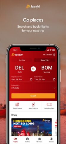 SpiceJet – Book Cheap Flights for iOS