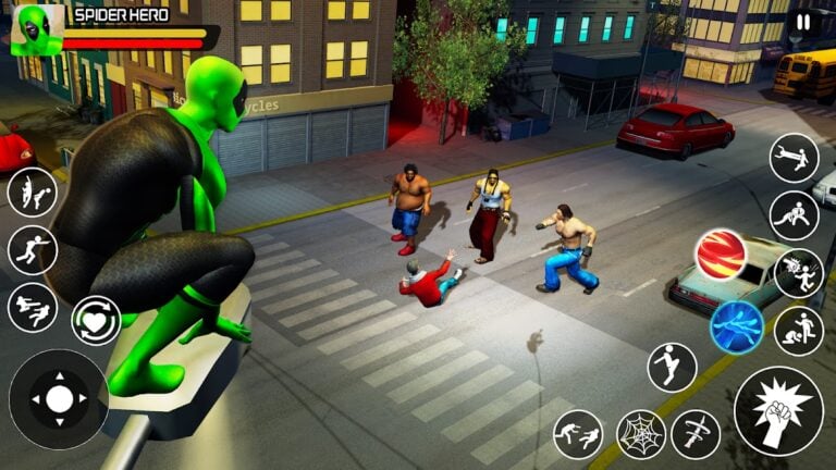 Android용 Spiderhero Man: 악당 게임 에픽 싸우는