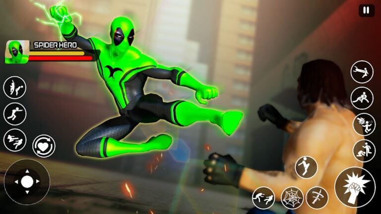 Android 版 Spiderhero Man: 蜘蛛 超凡 遊戲 離線 戰鬥